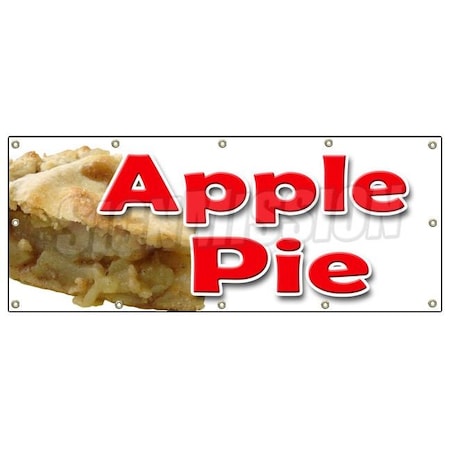Signmission APPLE PIE BANNER SIGN baker sweets crust dutch cobbler home made fresh B-120 Apple Pie